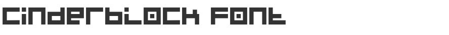 Cinderblock Font