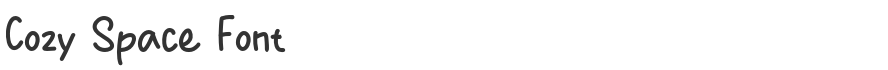 Cozy Space Font