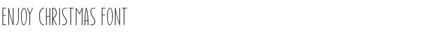 Enjoy Christmas Font