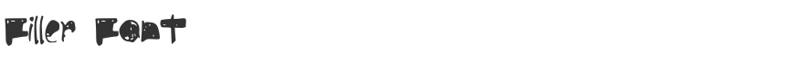 Filler Font