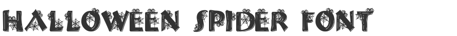 Halloween Spider Font
