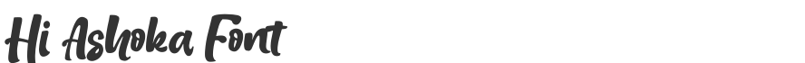 Hi Ashoka Font