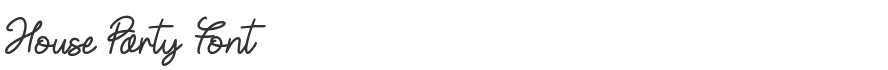 House Party Font