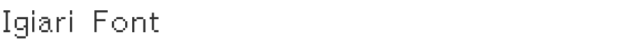 Igiari Font