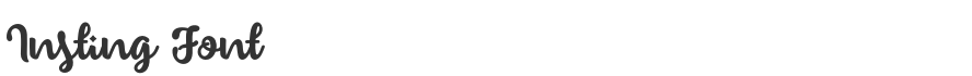 Insting Font