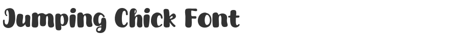 Jumping Chick Font