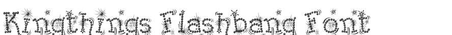 Kingthings Flashbang Font