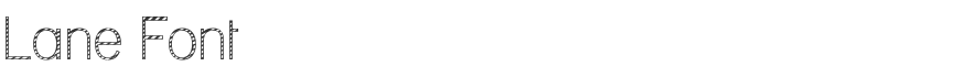 Lane Font