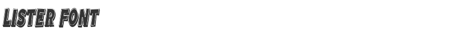 Lister Font