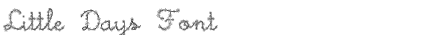 Little Days Font