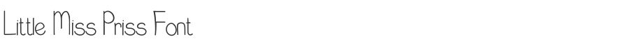 Little Miss Priss Font