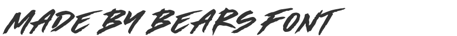Made By Bears Font