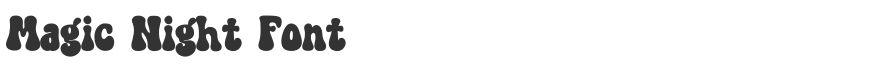 Magic Night Font