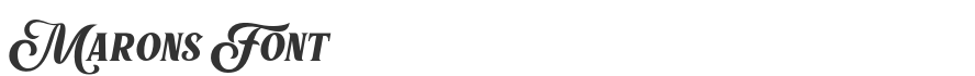Marons Font