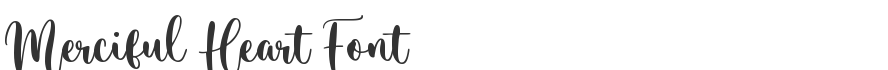 Merciful Heart Font