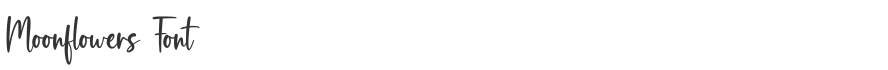 Moonflowers Font