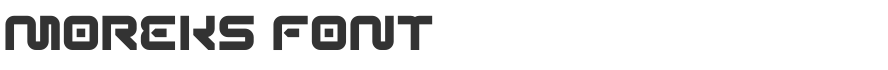 Moreks Font