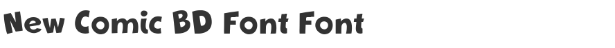 New Comic BD Font Font