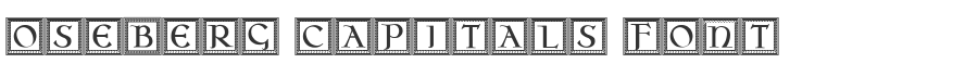 Oseberg Capitals Font