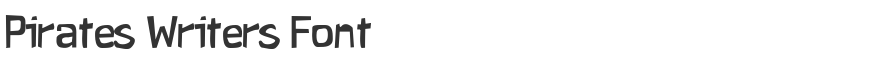 Pirates Writers Font