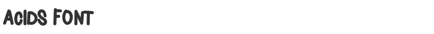 Acids Font