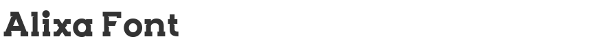 Alixa Font