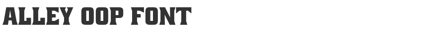 Alley Oop Font