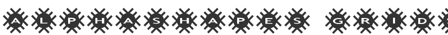 AlphaShapes grids 2 Font