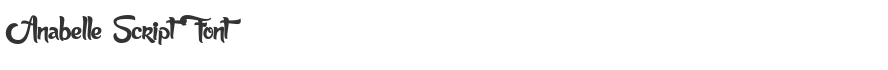 Anabelle Script Font