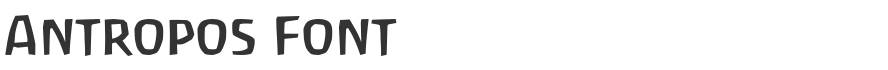 Antropos Font