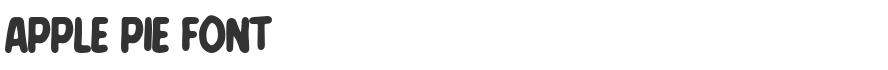 Apple Pie Font