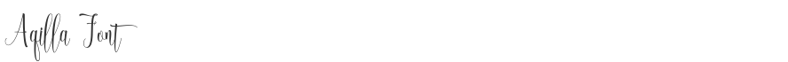 Aqilla Font