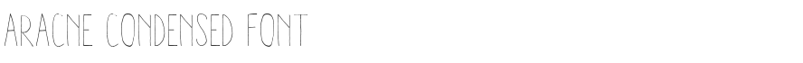 Aracne Condensed Font