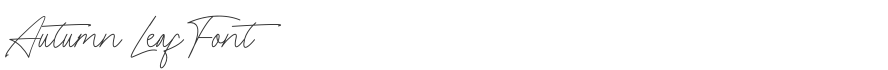 Autumn Leaf Font