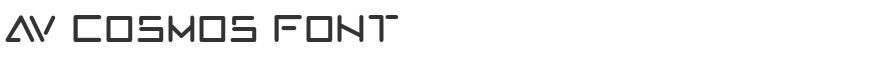 AV Cosmos Font