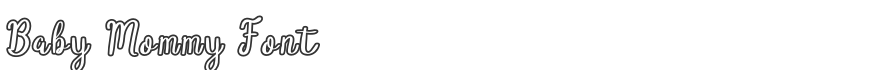 Baby Mommy Font