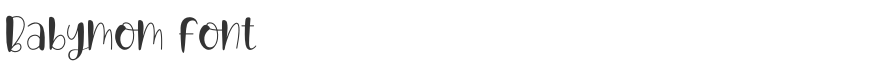 Babymom Font
