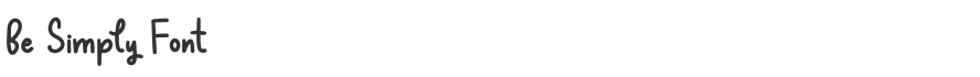 Be Simply Font