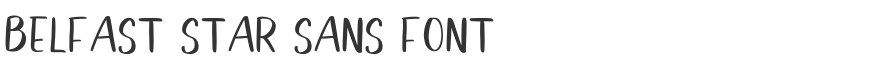 Belfast Star Sans Font