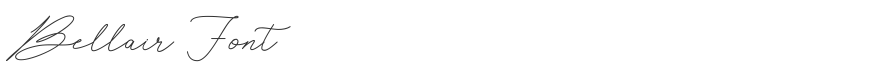 Bellair Font