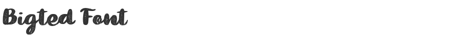 Bigted Font
