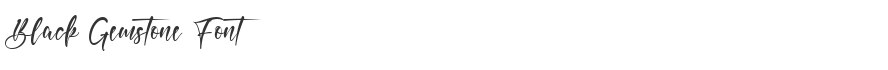 Black Gemstone Font