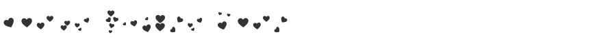 Bonus Hearts Font