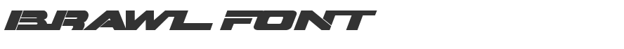 Brawl Font