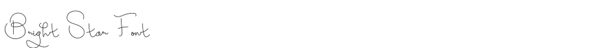Bright Star Font