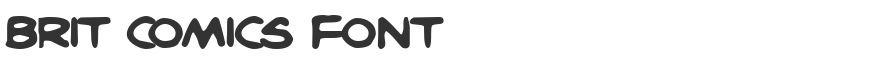 Brit Comics Font