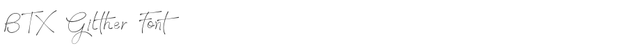 BTX Gilther Font