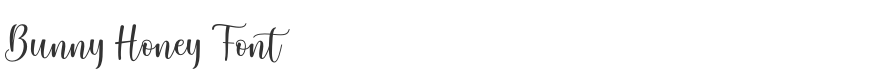 Bunny Honey Font