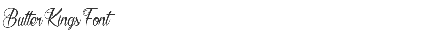 Butter Kings Font