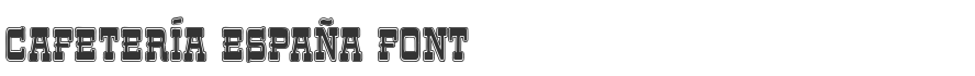 Cafetería España Font
